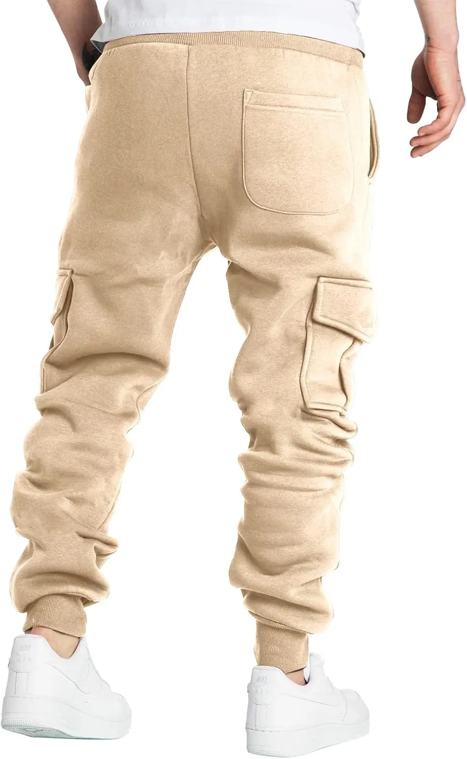 2023 Jogger Pants for Men, Men's Cargo Sweatpants Casual Joggers Athletic Plus Size Loose Stretch Baggy Trousers with Pocket