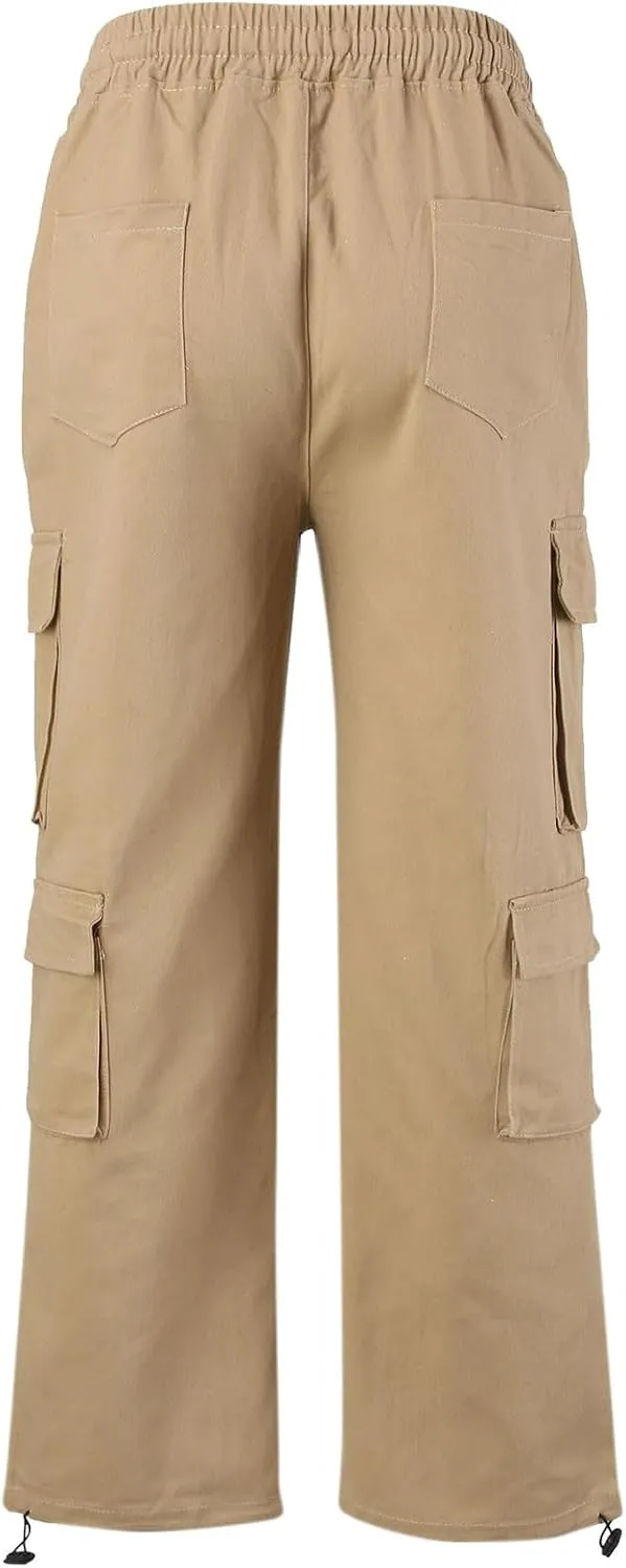 2023 Mens Cargo Pants Plus Size Elastic Waist Baggy Sweatpants for Men Casual Trousers Lightweight Jogger Pant Sweatpants