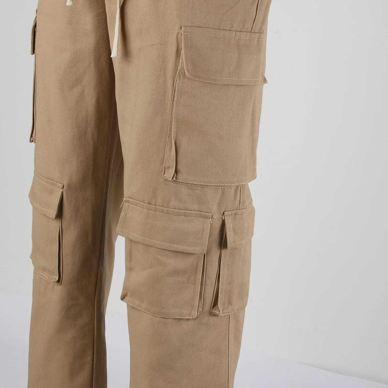 2023 Mens Cargo Pants Plus Size Elastic Waist Baggy Sweatpants for Men Casual Trousers Lightweight Jogger Pant Sweatpants