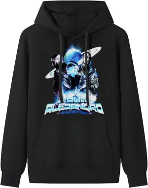 Adult Unisex Hooded Crew Neck Pullover Sweatshirt Top Classic Long Sleeve Hoodie Street Heavyweight Sweaterblack
