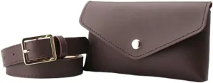 ALTALIVA Women's Leather Belt, Fanny Pack with Removable Belt Fashion Waist Pouch Belt Bags, Fashion PU Leather Waist Pack Pouch Small Purse for Party, Travel, Hiking (coffee)