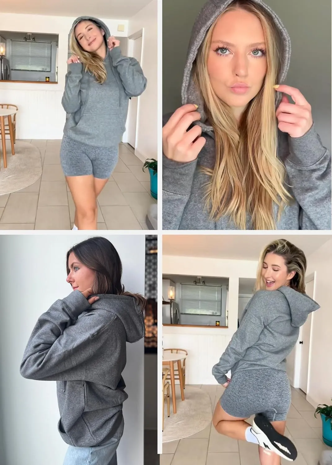 Aon's High Natural Cotton Blend Hoodies For Women: More Breathable & Appealing Modern Fit Sweatshirt Sweaters
