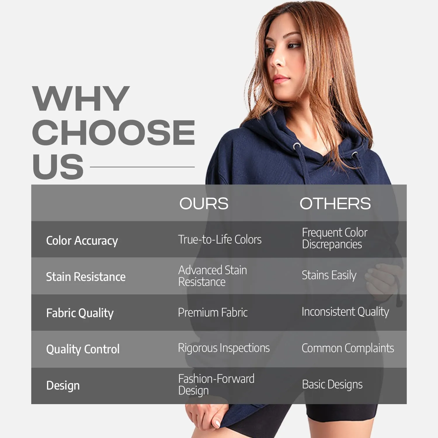 Aon's High Natural Cotton Blend Hoodies For Women: More Breathable & Appealing Modern Fit Sweatshirt Sweaters