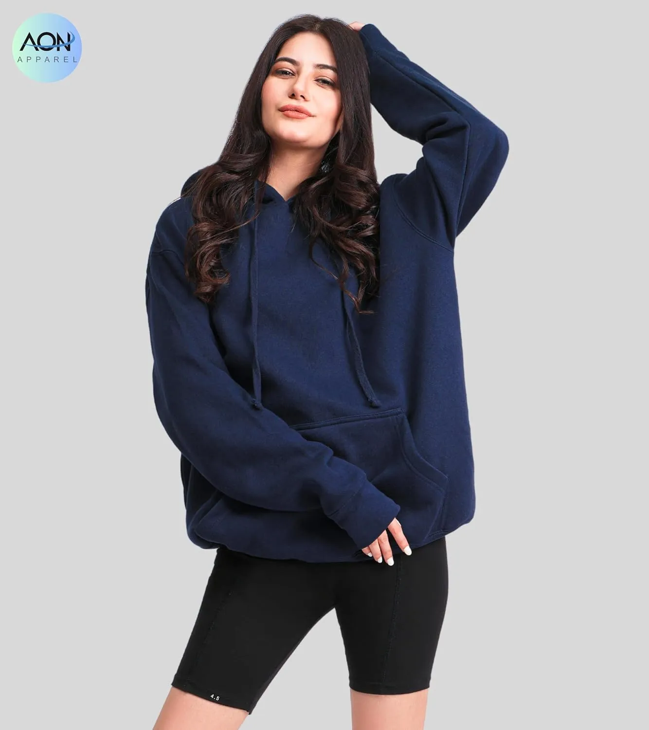 Aon's High Natural Cotton Blend Hoodies For Women: More Breathable & Appealing Modern Fit Sweatshirt Sweaters