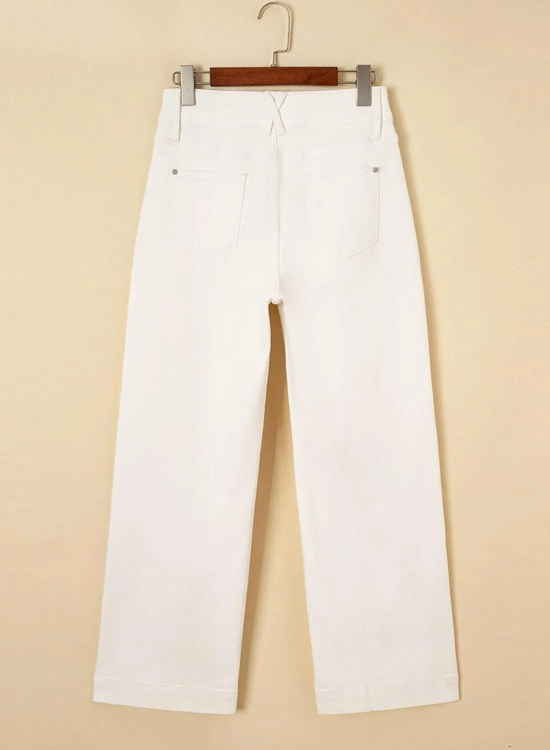Astylish Jeans for Women Wide Leg High Waisted Stretchy Straight Leg Jean Baggy Trendy 2025 Denim Pants with Slanted Pockets