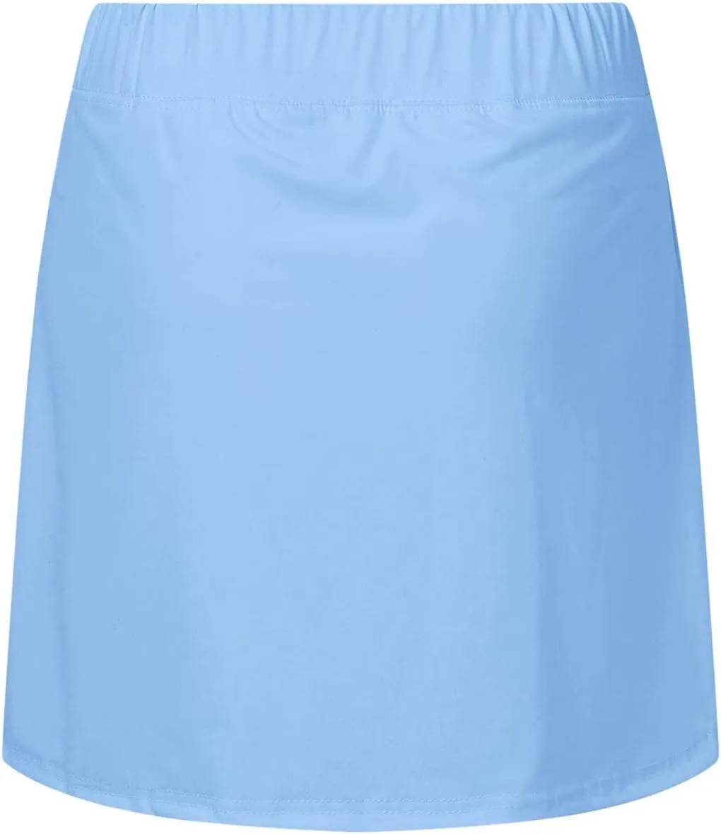 Athletic Skirt with Shorts for Women Golf Skirts High Waisted Tennis Tummy Control Plus Size Skort with Pockets