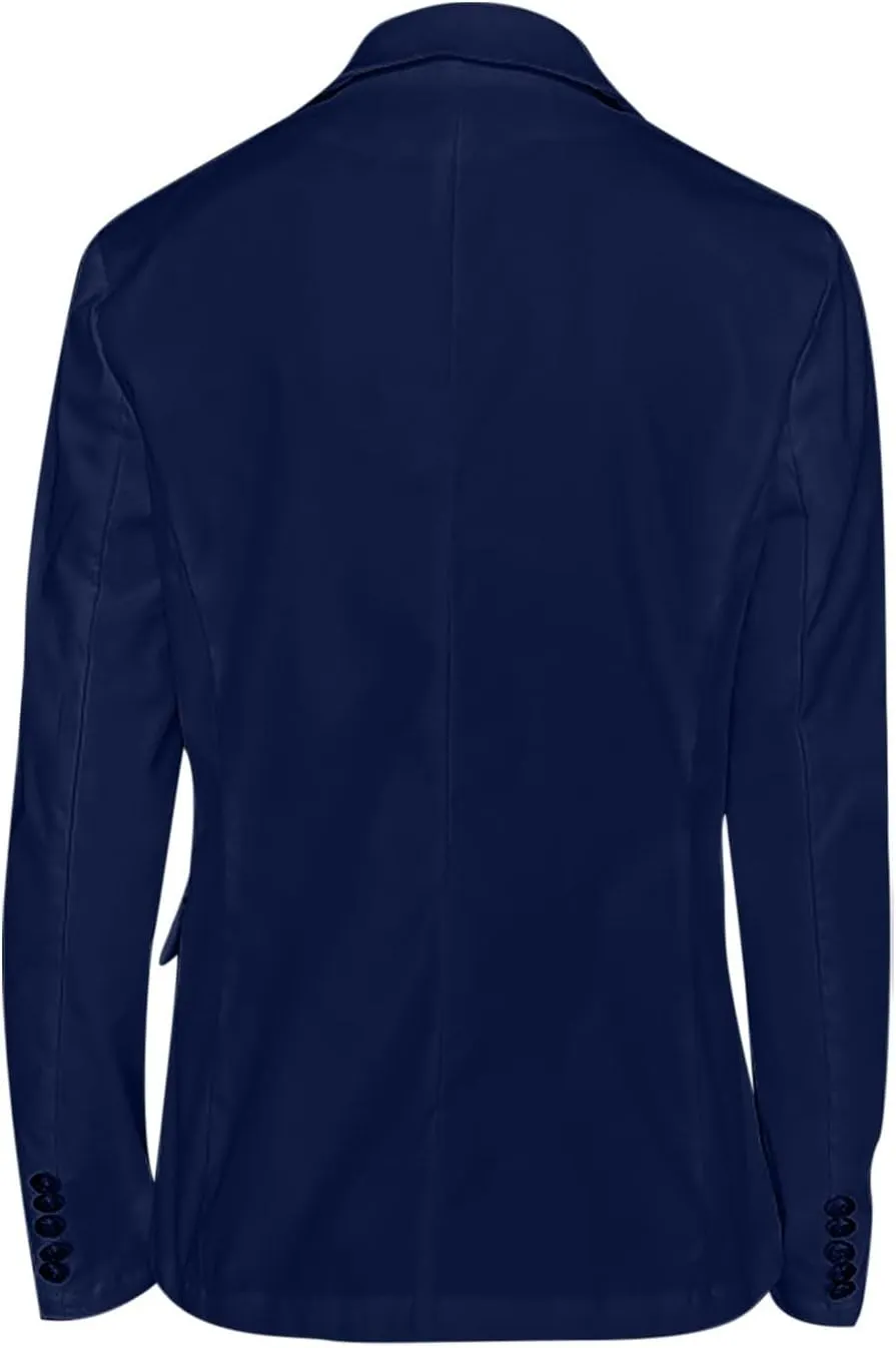 Blazers for Women Business Casual Long Sleeve Fitted Blazer Double Breasted Blazer Work Office Jacket Elegant Blazers