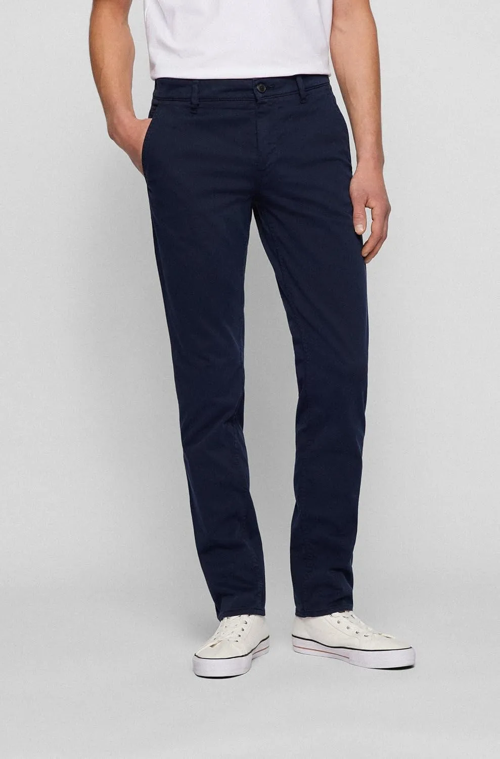 BOSS Men's Slim-fit Casual Chino Trousers