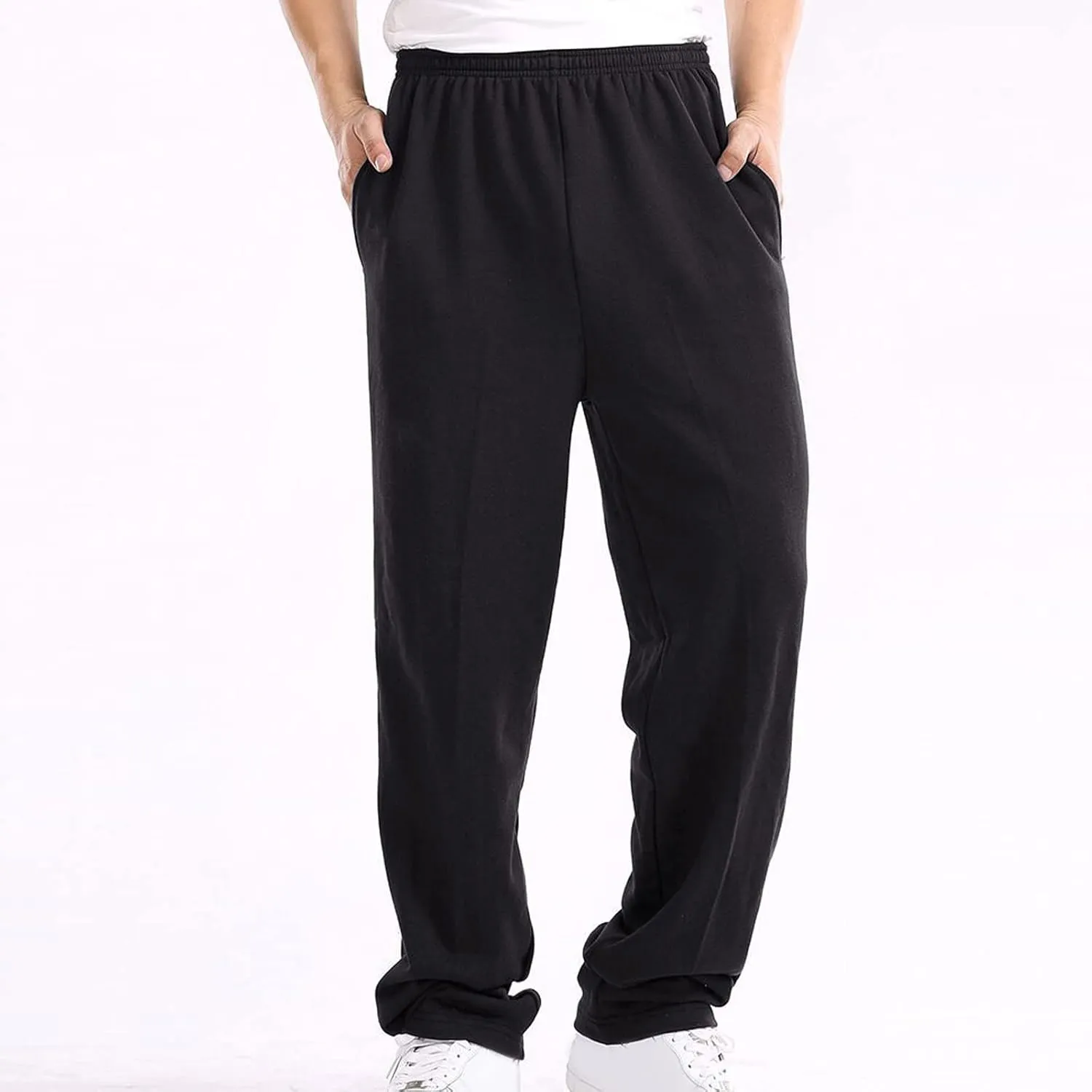 Cargo Pants for Men Big and Tall Pants Drawstring Sports Workout Trousers Elastic Waist Outdoor Pants Men Sweatpants