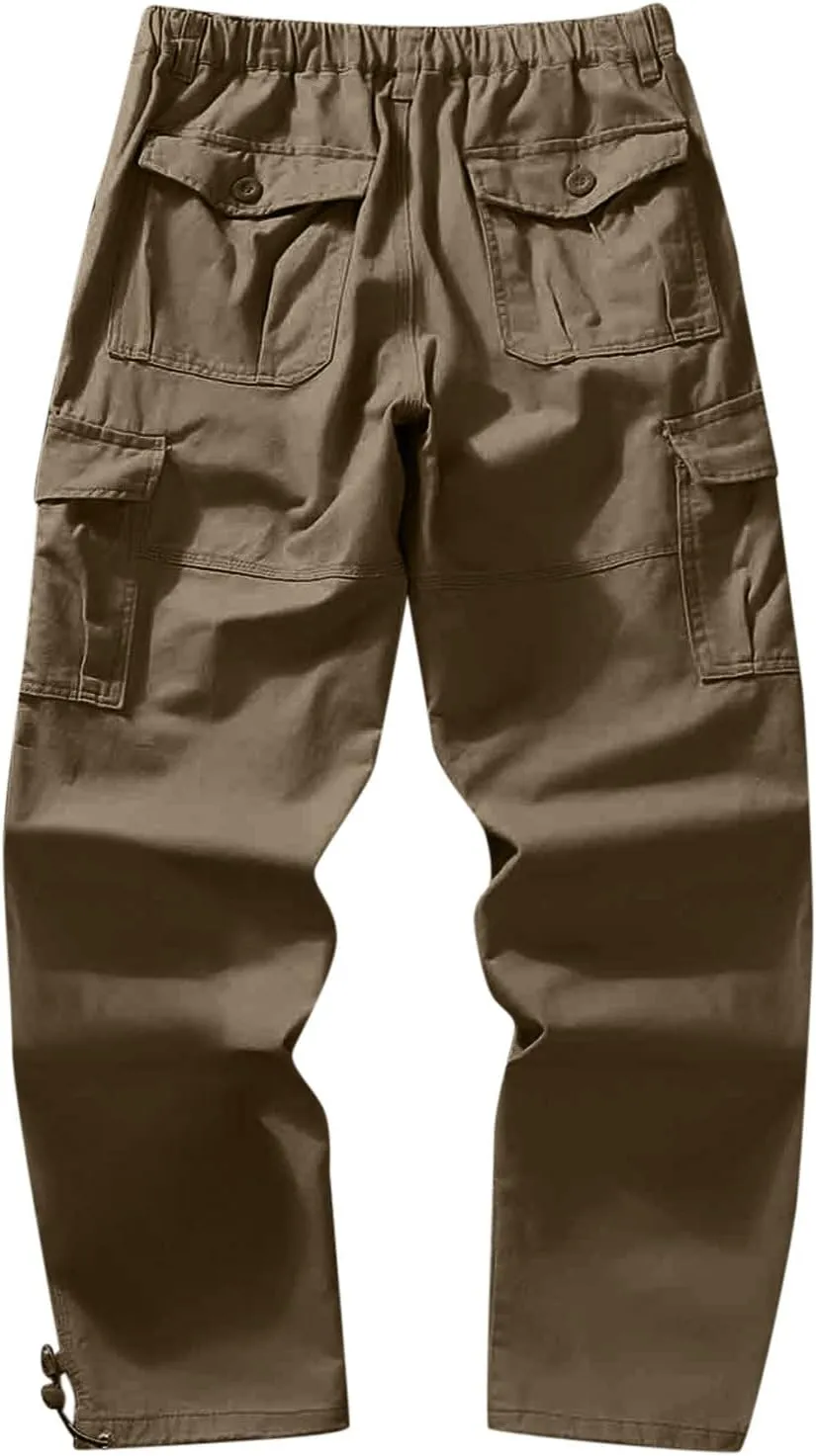Cargo Pants for Men Relaxed Fit Mens Sweatpants Men Pants Casual Fashion Joggers Comfortable Basic Pants Sport Daily