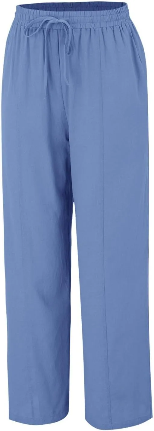 Cargo Pants for Women Winter Adjustable Travel Thermal with Pockets Wide Leg Straight Leg
