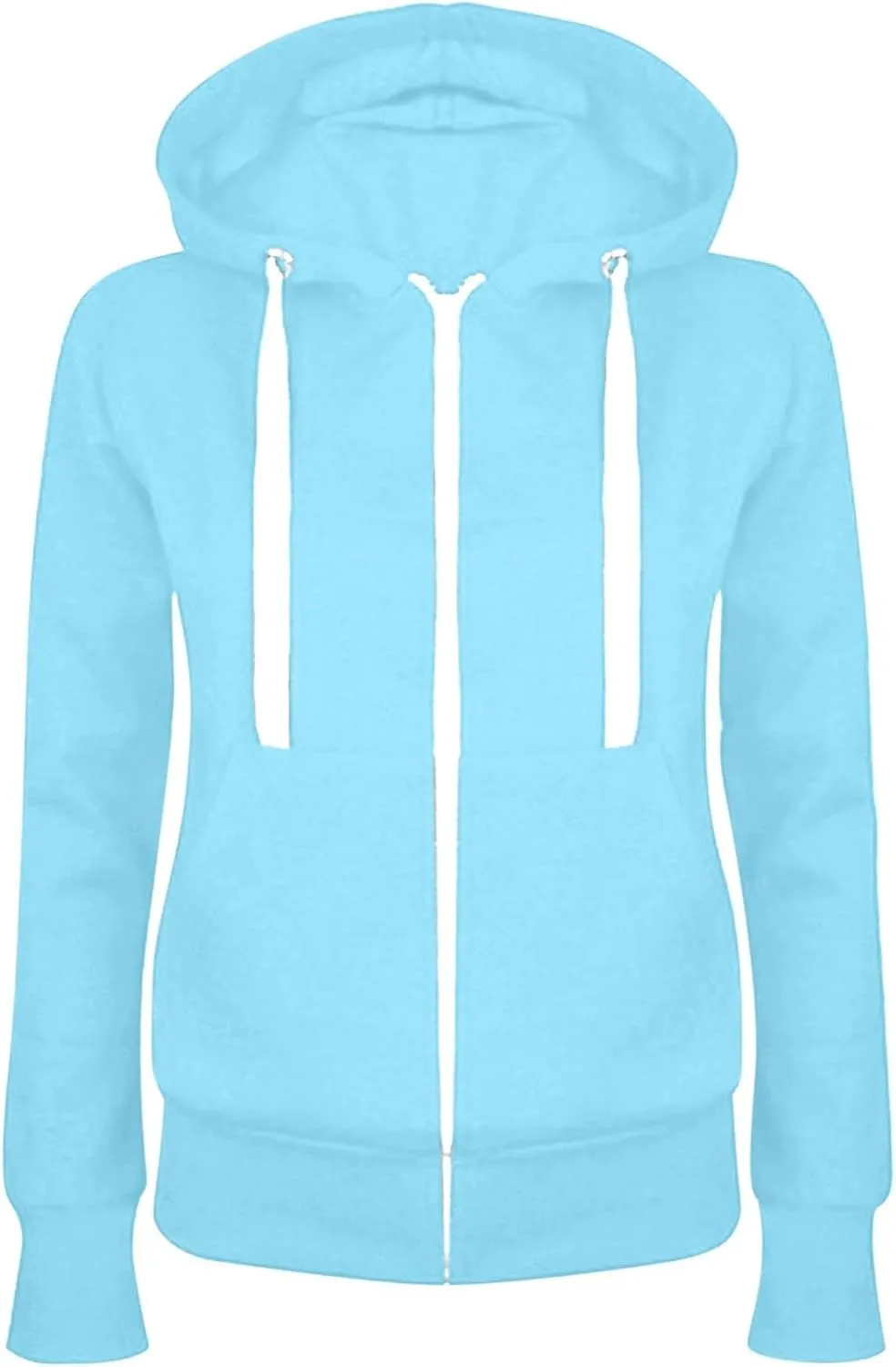 Ceboyel Women Zip Up Hoodies 2023 Drawstring Hooded Sweatshirts Long Sleeve Thin Jackets Lightweight trendy 2025 Fall Clothes
