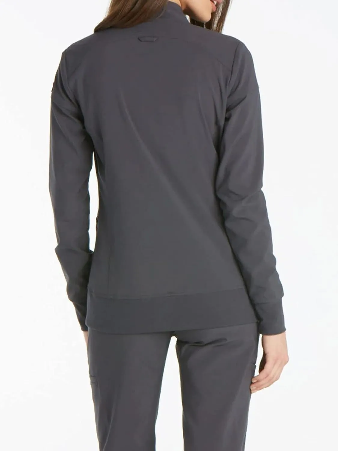 Cherokee Scrub Jackets For Woman with Zip Front, 360 Stretch Fabric - CK303