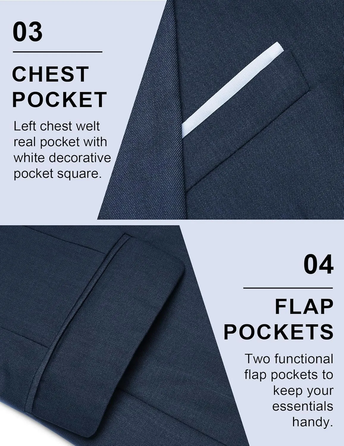 COOFANDY Mens Blazer Sport Coats Casual Slim Fit Suit Jacket Business One Button Blazers