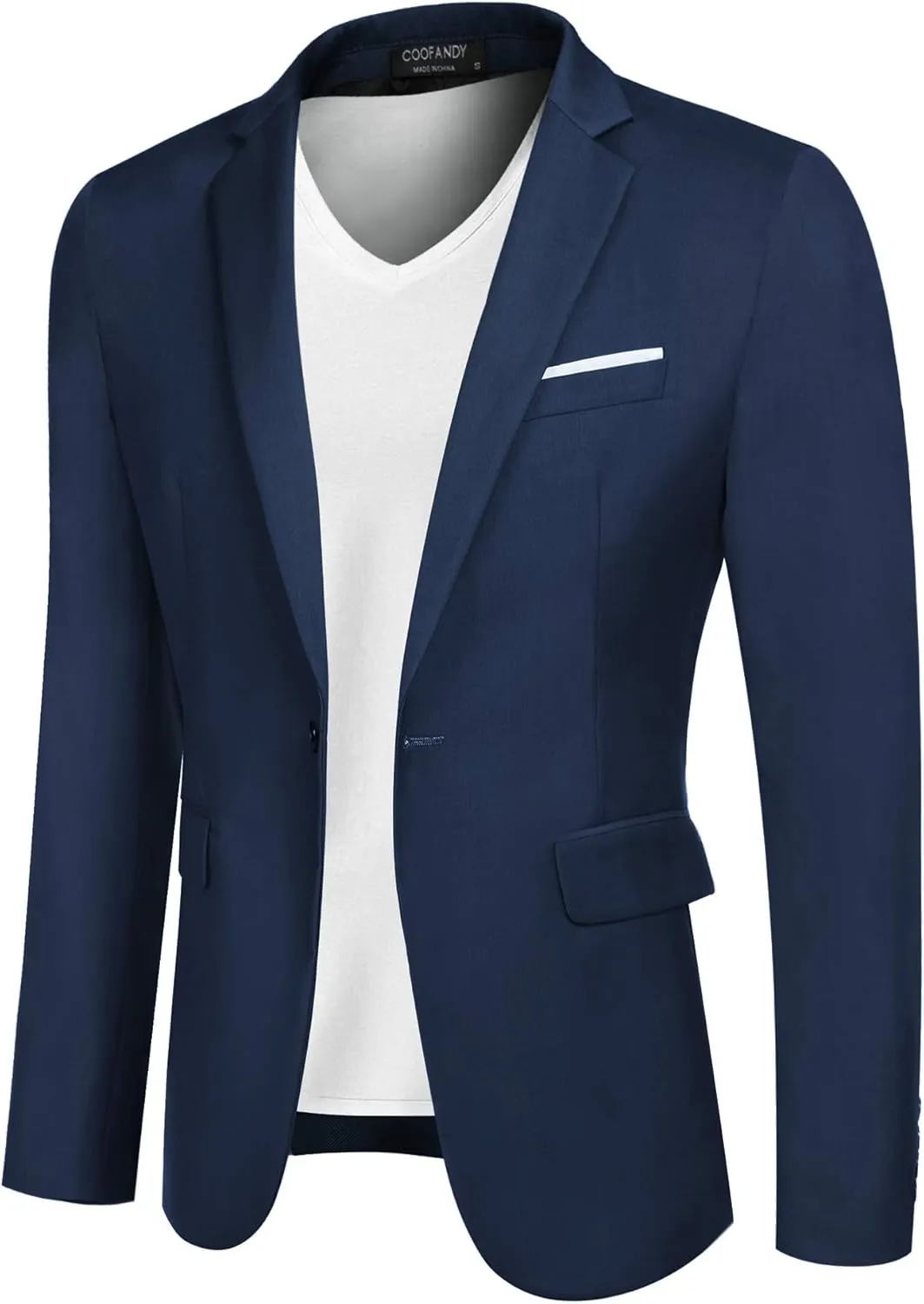 COOFANDY Mens Blazer Sport Coats Casual Slim Fit Suit Jacket Business One Button Blazers