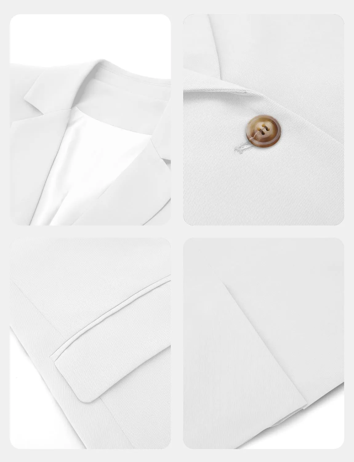 CRAZY GRID Women Business Casual Blazers with Lined Professional Work Suit Jacket with Pockets