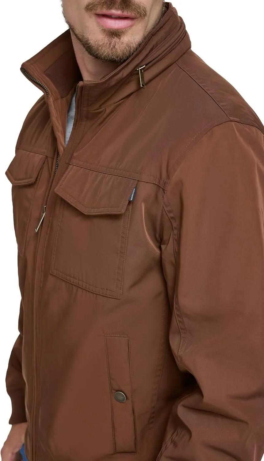 Dockers Men's Quilted Lined Flight Bomber Jacket