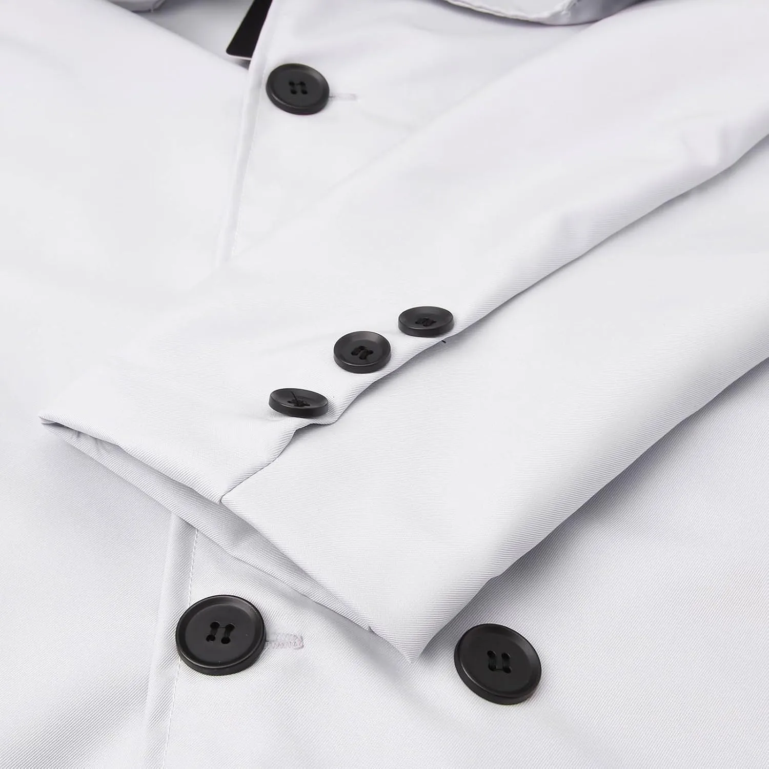 Double Breasted Trench Coat for Men Classic Slim Fit Long Jacket Stylish Outerwear for Business and Casual Winter