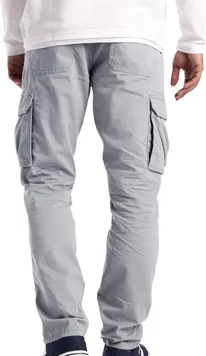 GIERIDUC Men's Fleece Lined Sweatpants Mens Thermal Long Underwear Pants Men's Dressy Joggers Pants Tapered Chinos Pants Men