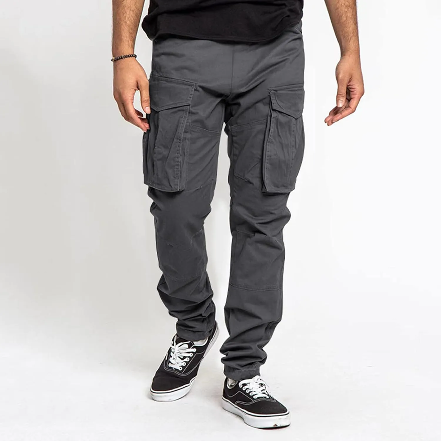 GIERIDUC Mens Stretch Dress Pants Slim Fit Mens Casual Workout Long Pants Mens Outdoor Hiking Pants Mens Tall Athletic Pants