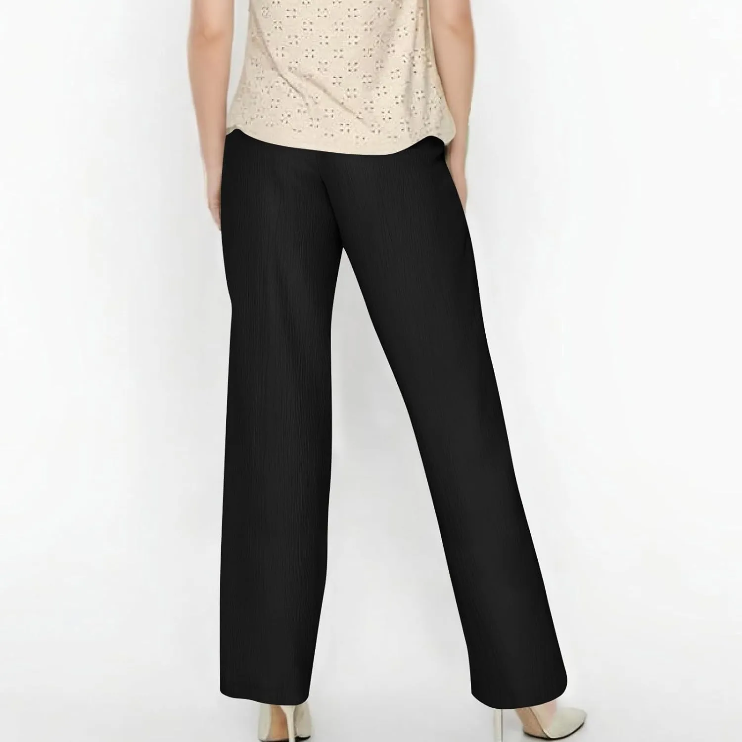 GOFULY Wide Leg Pants for Women Linen Beach Western Summer Drawstring Elastic Waist Pants High Waist Pockets Solid Outfits
