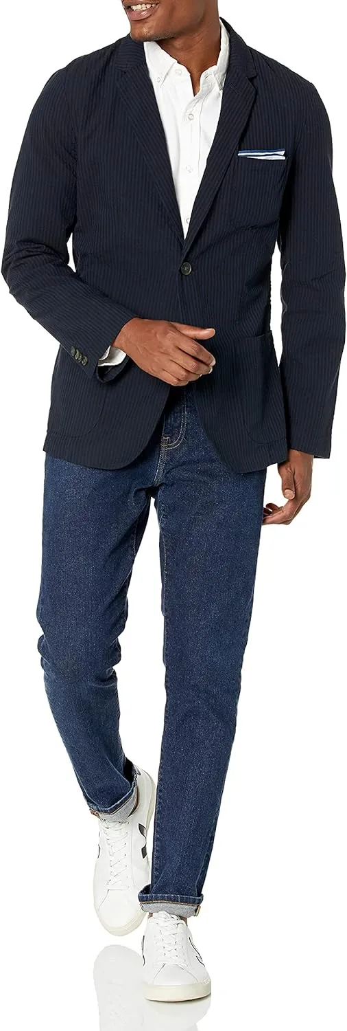 Goodthreads Men's Slim-Fit Seersucker Blazer