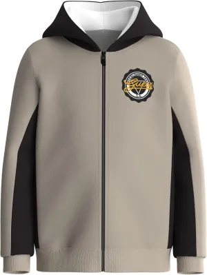 GUESS Boys' Eco Fleece Contrast Hooded Sweatshirt