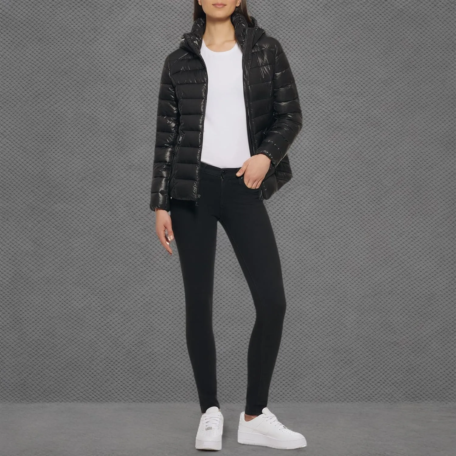 GUESS Women's Midweight Puffer Jacket