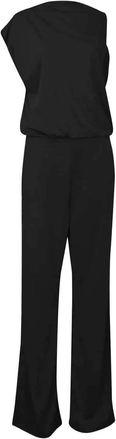 Gym Pants for Women,Women's Banquet Dress Jumpsuit Sexy Hanging Neck Women's Trousers Spring&Summer Clothing