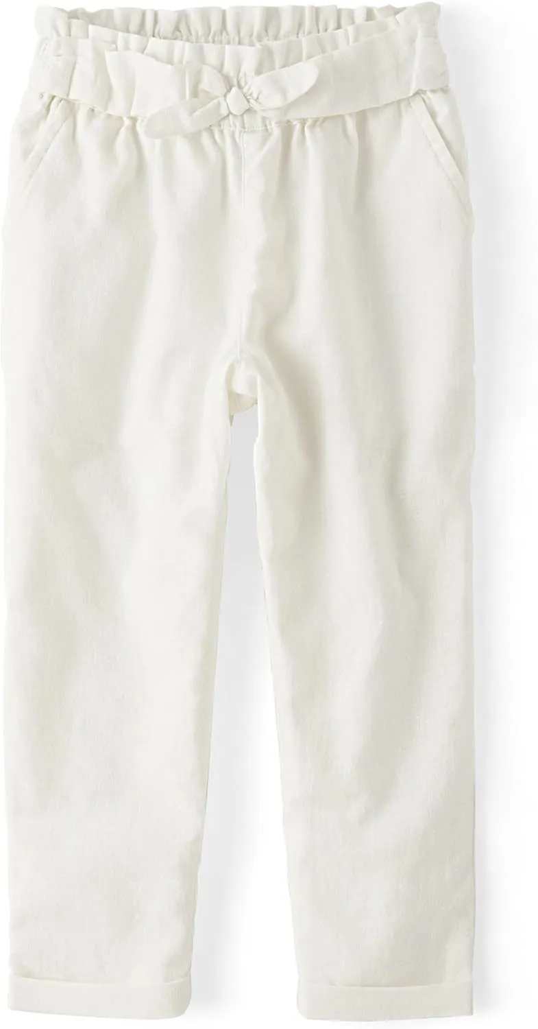 Gymboree Girls' and Toddler Pull on Linen Pants
