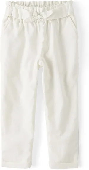 Gymboree Girls' and Toddler Pull on Linen Pants