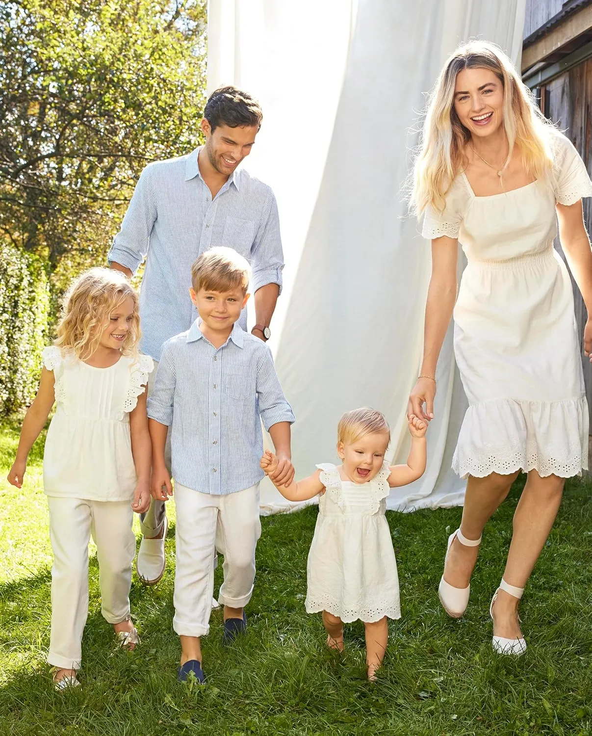 Gymboree Girls' and Toddler Pull on Linen Pants