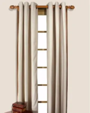 Homespun Double Lined Grommet Top Panel