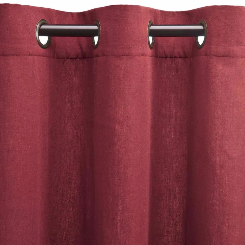 Homespun Double Lined Grommet Top Panel