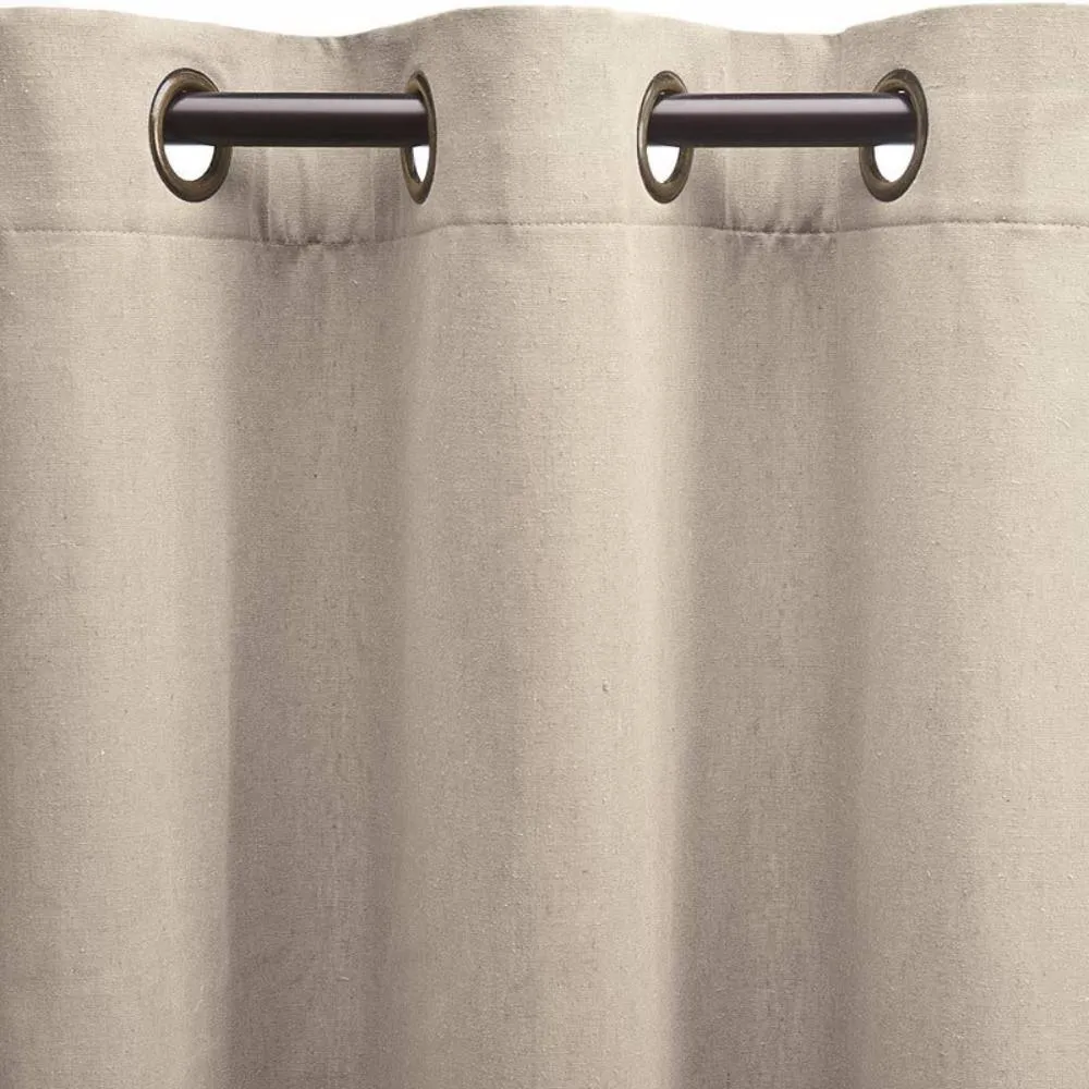 Homespun Double Lined Grommet Top Panel
