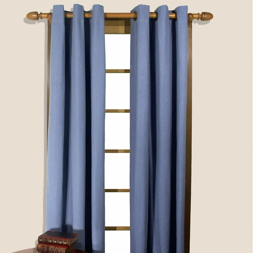 Homespun Double Lined Grommet Top Panel