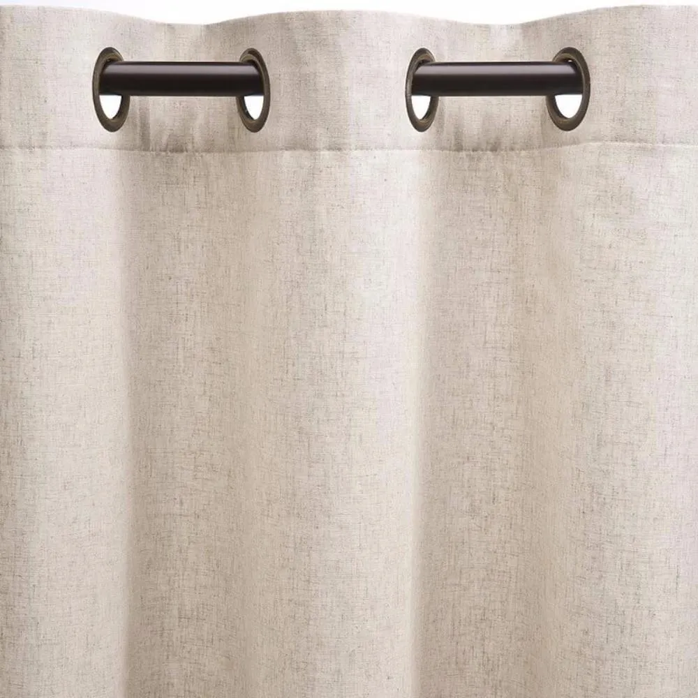 Homespun Double Lined Grommet Top Panel