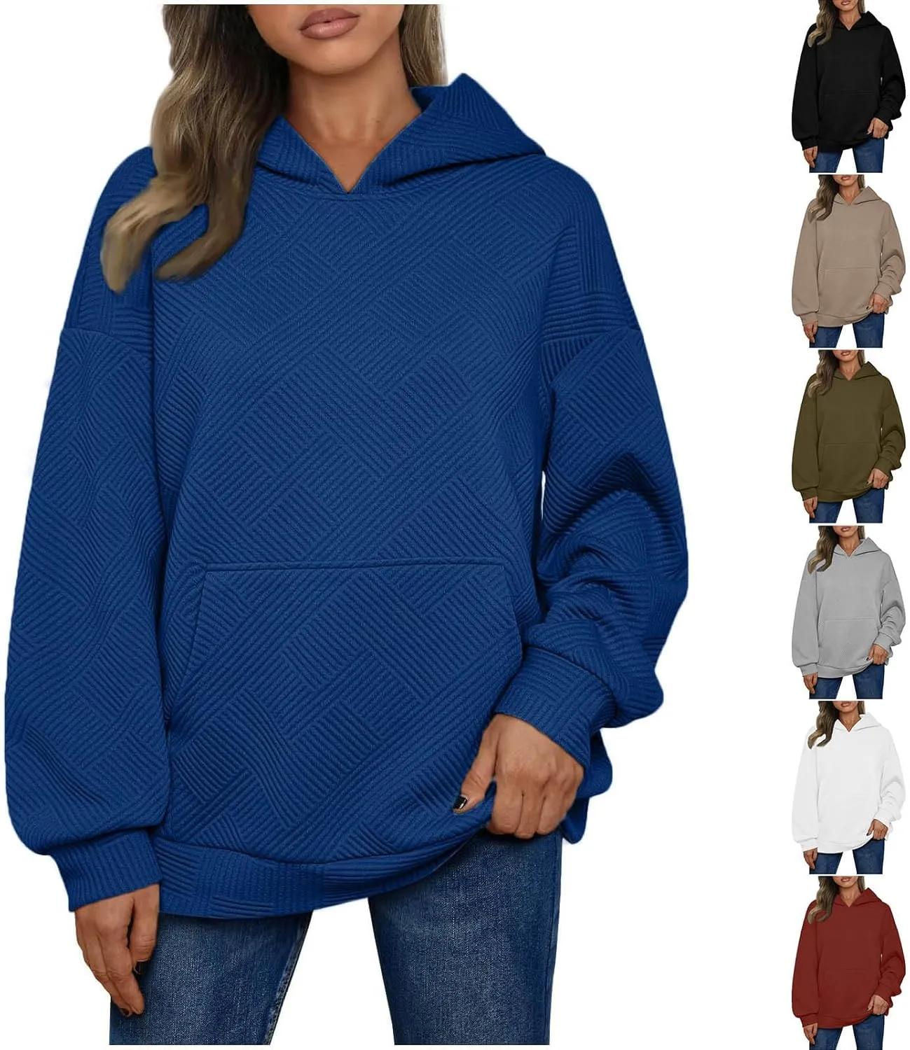 Hoodies For Women 2024 Casual Fall Teen Girls y2k Outfits Loose Long Sleeve Hooded Sweatshirt Pullover Tops Trendy