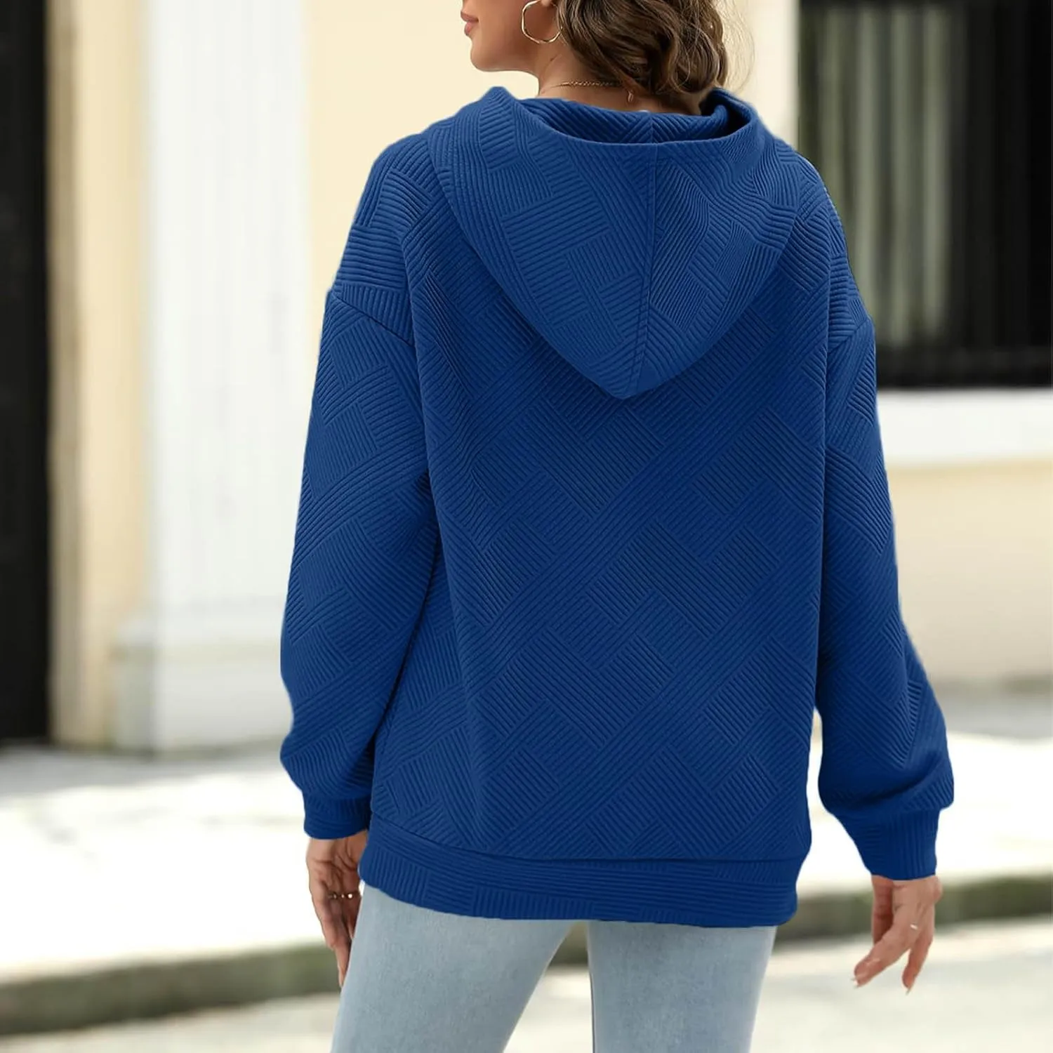 Hoodies For Women 2024 Casual Fall Teen Girls y2k Outfits Loose Long Sleeve Hooded Sweatshirt Pullover Tops Trendy