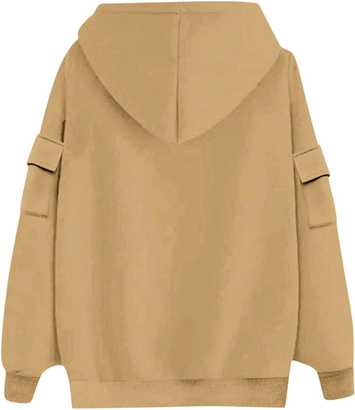 Hoodies For Women y2k Baggy Comfy Long Sleeve Pullover Sweat Shirt Pullover Tops Fall Clothes 2024 With Side Pockets