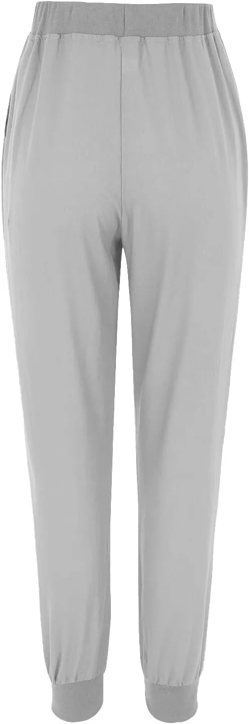 Linen Pants for Women 2025 Summer High Waist Straight Leg Lounge Pant Casual Loose Lightweight Beach Trousers with
