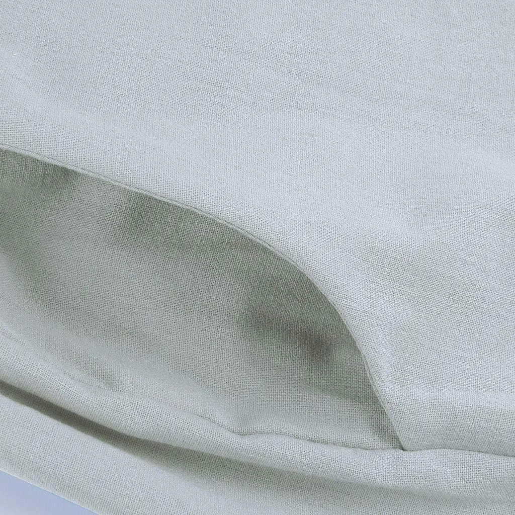 Linen Pants Women Casual Linen High Waist Pant Loose Fit Summer Pants Trousers Cotton Linen Palazzo Pants with Pockets
