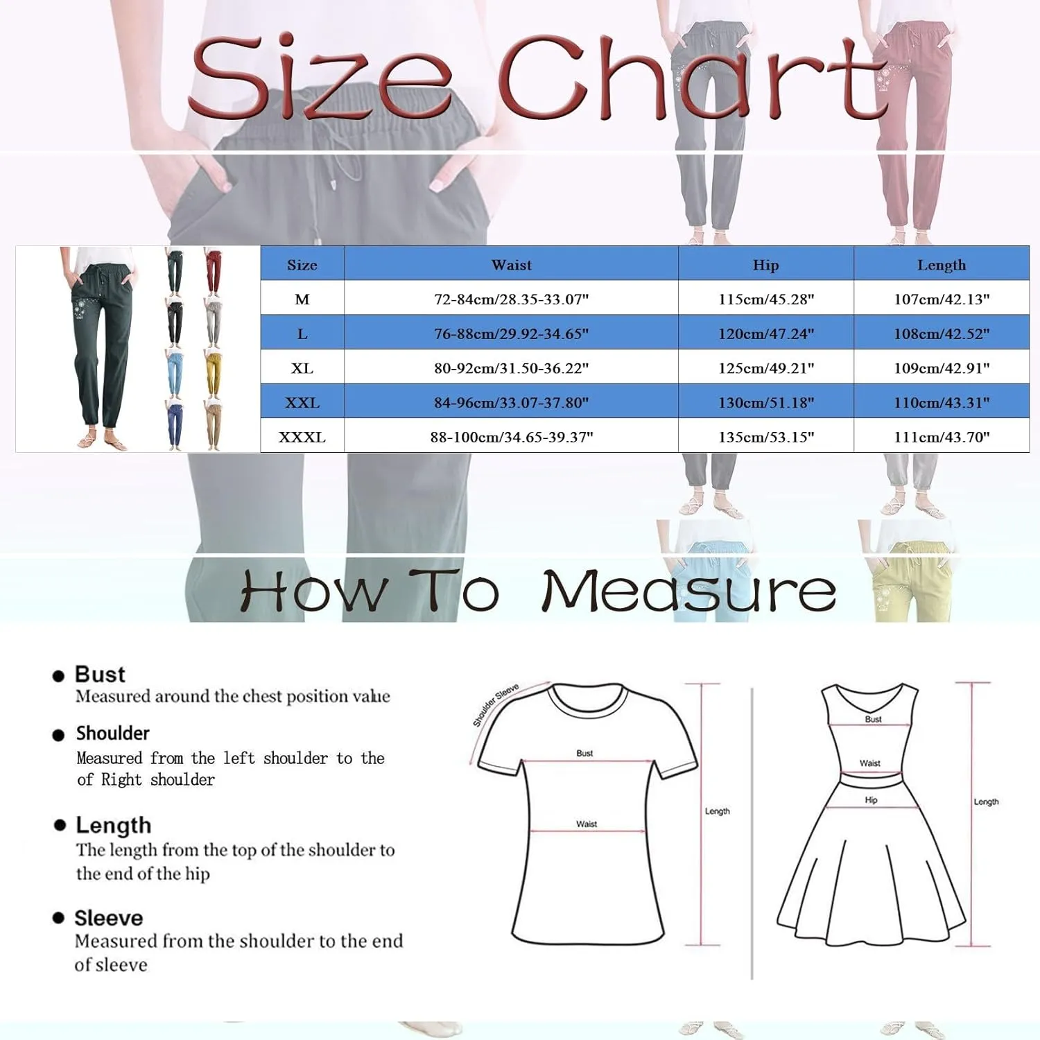 Linen Trousers Pants for Women Casual Summer Solid Color Straight Leg Beach High Waisted Linen Pants Comfy Lounge Trousers