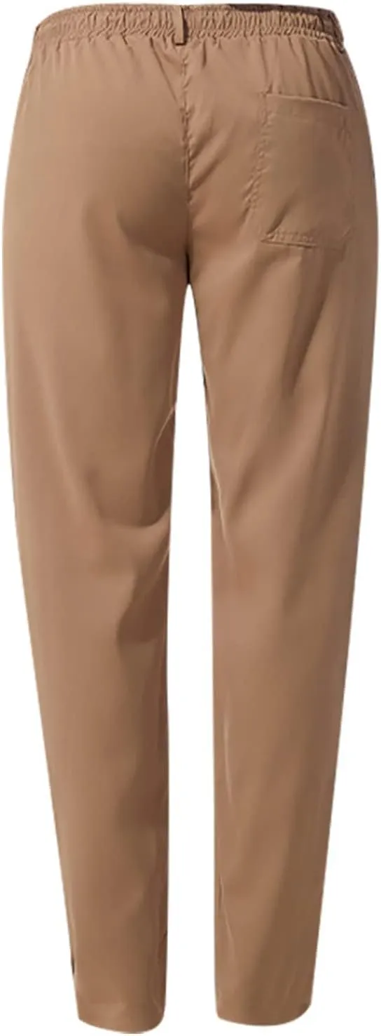 Men's Casual Linen Pants Cotton Drawstring Chino Hiking Pants Summer Yoga Beach Pants Lightweight Trousers for Men