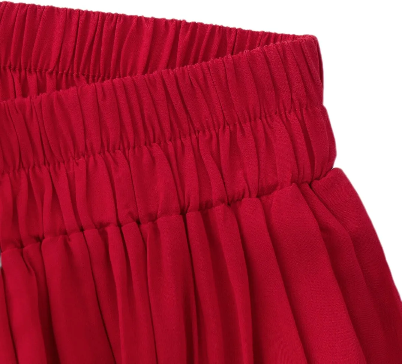 OSTOO Women's Summer Long Flowy Renaissance Skirt with Pockets - Boho High Waist A-Line Maxi Skirt