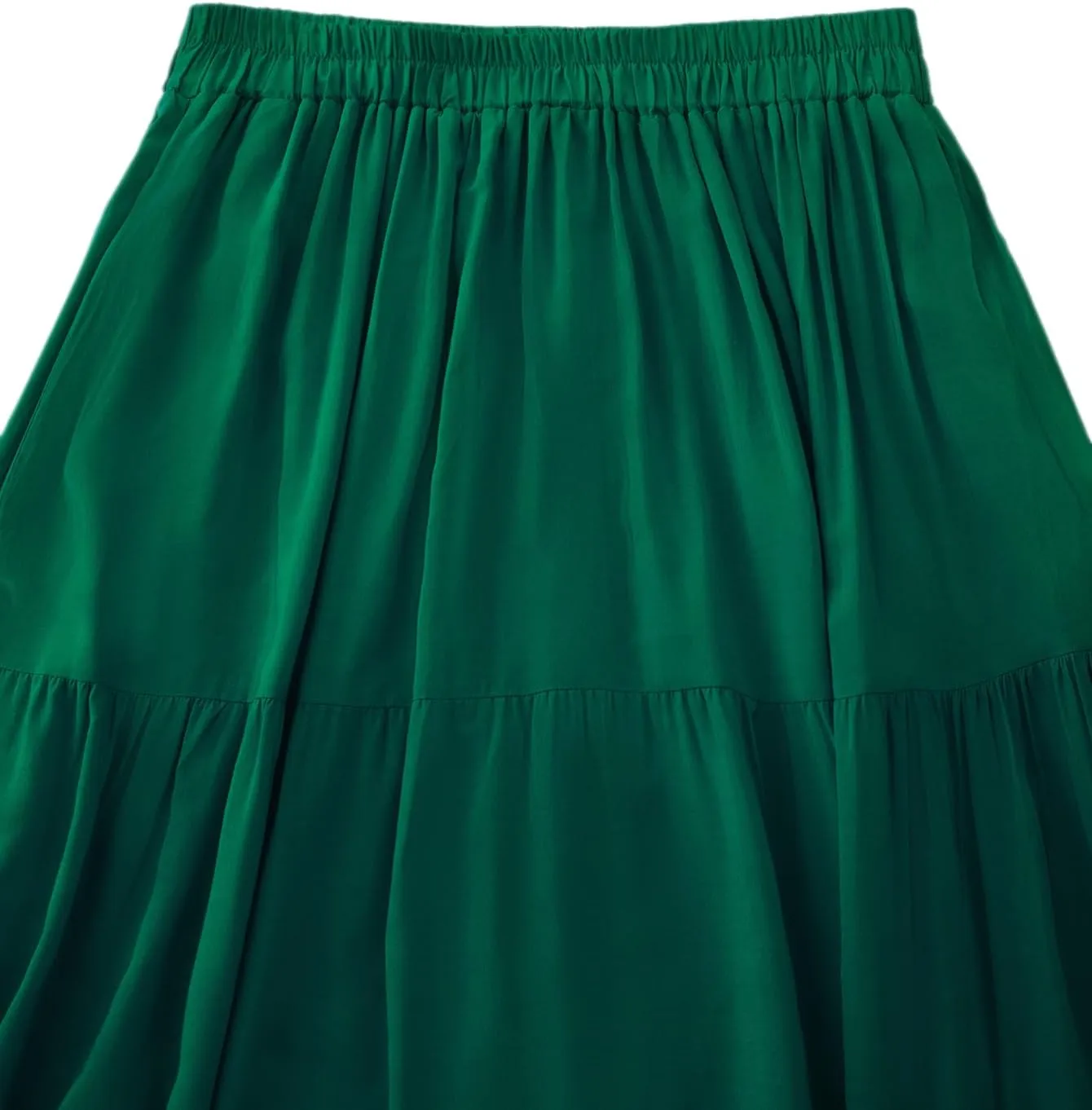 OSTOO Women's Summer Long Flowy Renaissance Skirt with Pockets - Boho High Waist A-Line Maxi Skirt