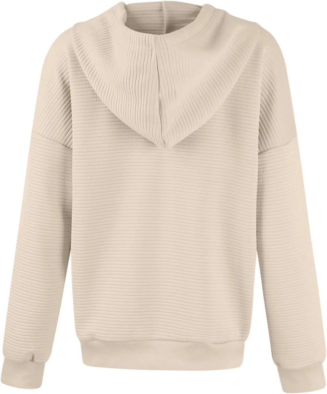 Oversized Zip Up Hoodie Women Long Sleeve Hooded Preppy Sweatshirts with Pockets Casual Jacket Y2k Fall Outfits 2024