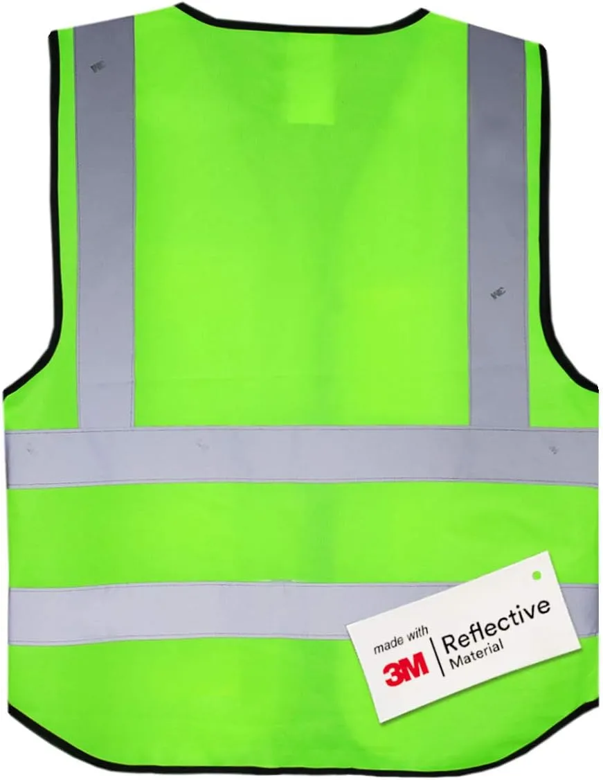 Salzmann Multi-Pocket Working Vest - Reflective Vest - Made with 3M Reflective Material