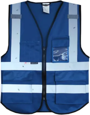 Salzmann Multi-Pocket Working Vest - Reflective Vest - Made with 3M Reflective Material
