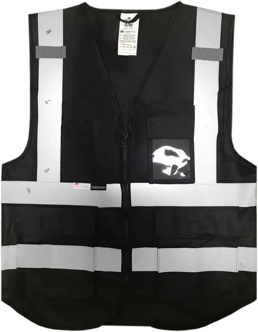 Salzmann Multi-Pocket Working Vest - Reflective Vest - Made with 3M Reflective Material